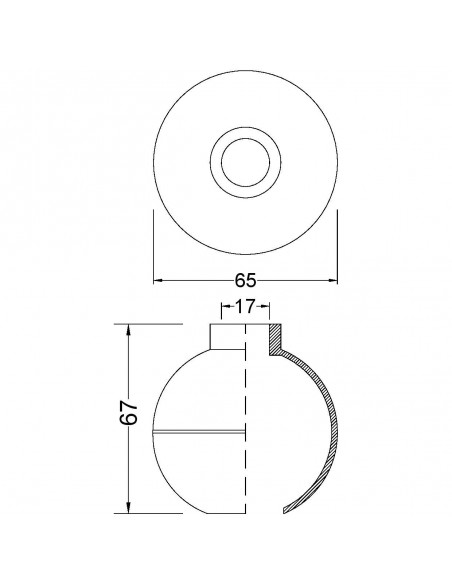 GUARNIZIONE PARA SAGOM.1554 65X17