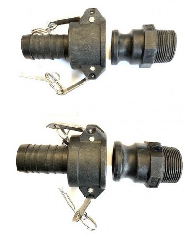 RACCORDO MASCHIO PORTGOMMA CAMLOCK 1.1/4X32mm