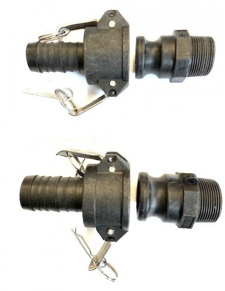 RACCORDO MASCHIO PORTGOMMA CAMLOCK 1.1/4X32mm