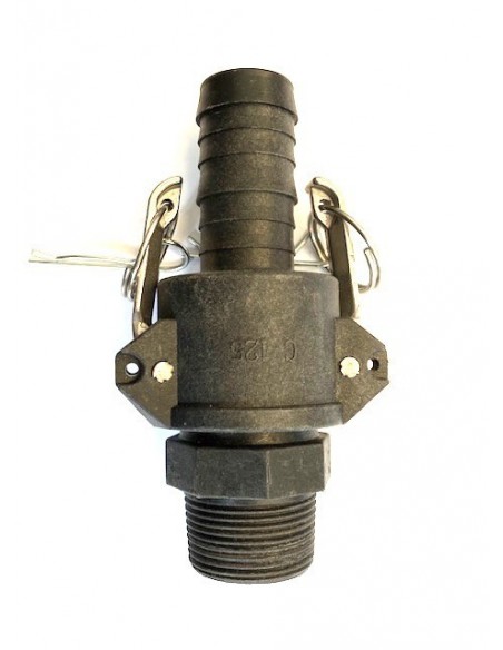RACCORDO MASCHIO PORTGOMMA CAMLOCK 1.1/2x38mm
