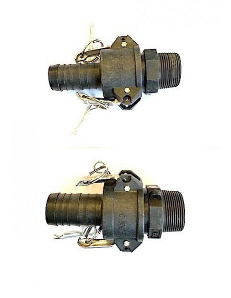 RACCORDO MASCHIO PORTGOMMA CAMLOCK 1.1/2x38mm