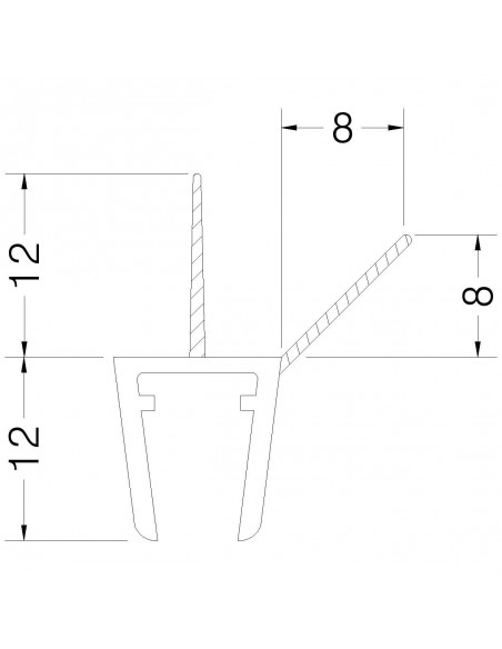 PROFIL TAUROBSCHLAG BOX KRISTALL 3*4*5 mm