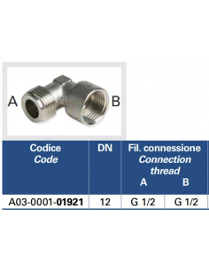 EUROTIS ELLBOGEN FÜR KOCHFELD F1/2X1/2M