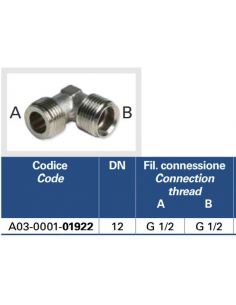 EUROTIS WINKEL FÜR KOCHFELD M1/2X1/2M