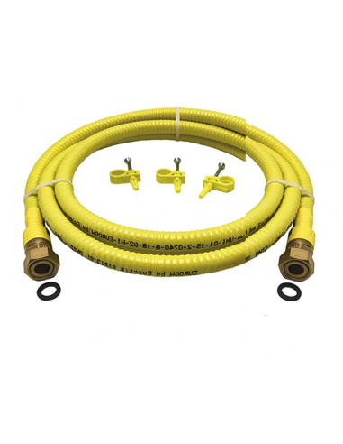 Kit allacciamento EUROTIS UNIPRESS 1/2 FF MT.3,0