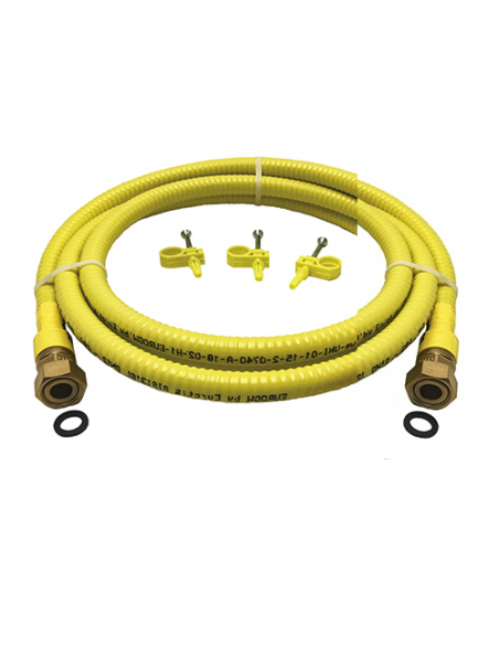 Kit allacciamento EUROTIS UNIPRESS 1/2 FF MT.3,5