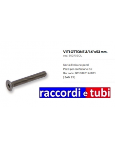 VITE PER PROLUNGA  ASTA 3/16''X53