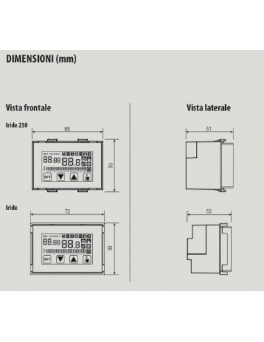 CRONOTERMOSTATO VEMER DA INCASSO IRIDE