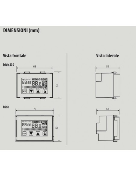 EINBAU-CRONOTERMOSTAT VEMER IRIDE