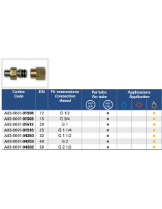 EUROTIS ÜBERGANGSSTÜCK WEIBLICH ORING 1.1/4XDN25 GAS 2