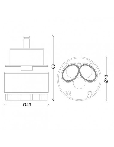 KERAMIKKARTUSCHE MAMOLI 818000PBM19/V