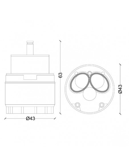 KERAMIKKARTUSCHE MAMOLI 818000PBM19/V