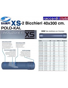 TUBO XS 101959 2 BICCHIERI 40-3000