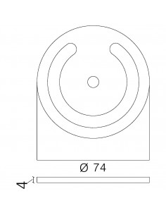 VALVOLA IN CUOIO PER POMPE IN GHISA A MANO D74 2