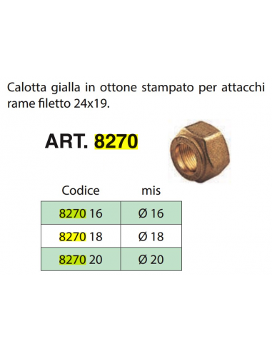 DADO FAR PER COLLETTORE 24/19 D.20