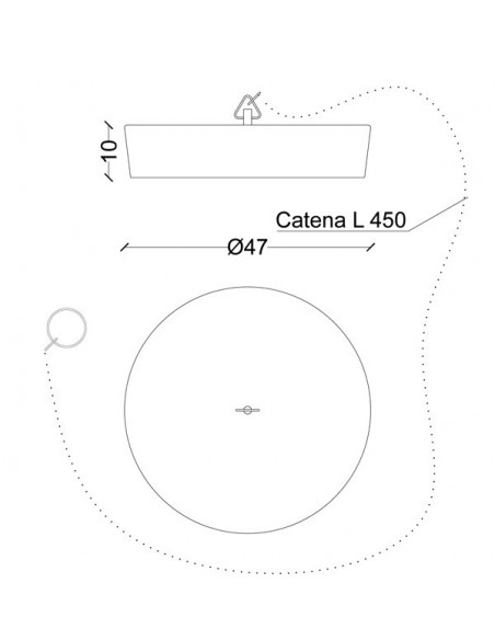GUMMISTOPF MIT KETTE DURCHMESSER FÜR BADWANNE