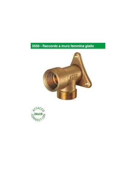 GOMITO CON STAFFA FAR F.1/2X24/19 ART.5550 12 OTTONE GIALLO