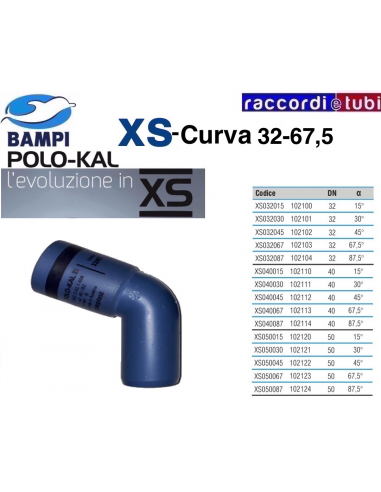 CURVA XS INNESTO 102103 DN 32-67'