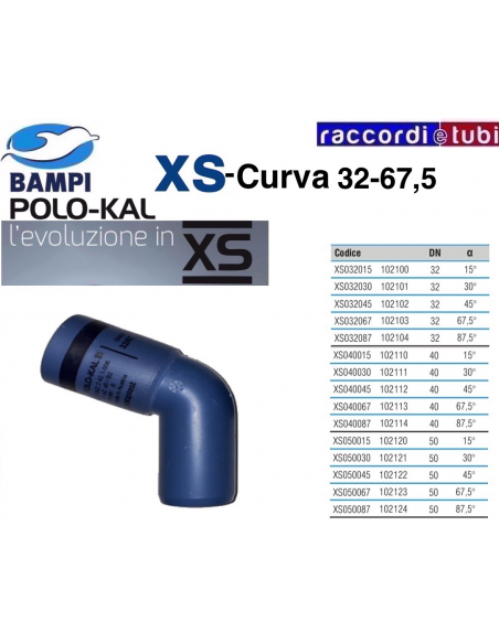 KURVE XS KUPPLUNG 102103 DN 32-67'