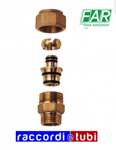 RACCORDO MASCHIO FAR PER MULTISTARTO 3/4X20X2 COMPLETO DI...