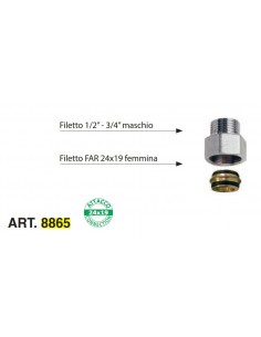 ADAPTER FAR VON 24/19X1/2 MÄNNLICH 8865 3012