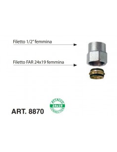 ADATTATORE FAR DA 24/19X1/2 FEMMINA 8870 30