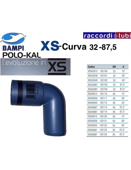Bogen XS Kupplung 102104 DN 32-87