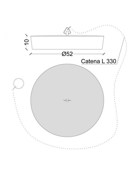 GUMMISTOPF MIT KETTE DURCHMESSER 52
