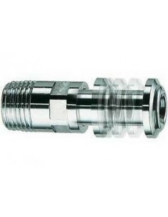 CODOLO TELESCOPICO CROMATO FAR 1/2 ESTENSIBILE DA mm.35-60