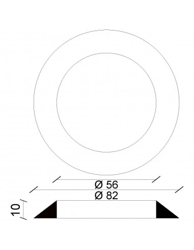 GUARNIZIONE IN GOMMA CONICA 202600PR