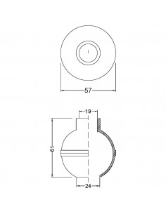 GEFORMTE PARA-DICHTUNG 57X19
