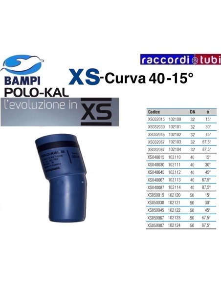 Bogen XS Muffe 102110 DN 40-15'