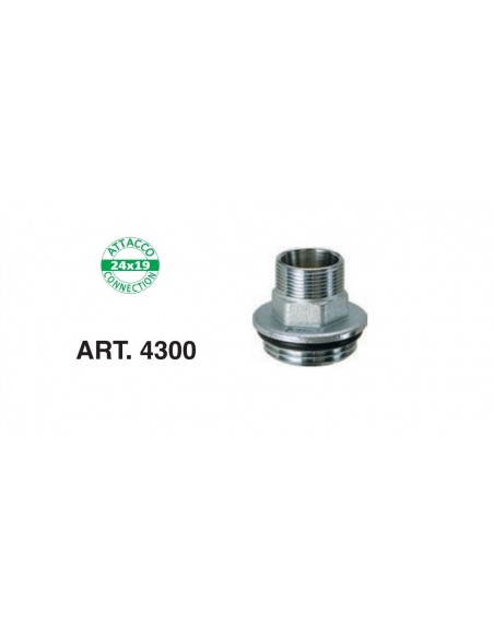 RACCORDO CROMATO FAR  M.1"X24/19 ART.4300 1