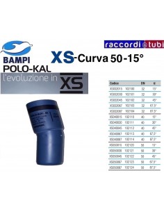 CURVA XS INNESTO 102120 DN 50-15'