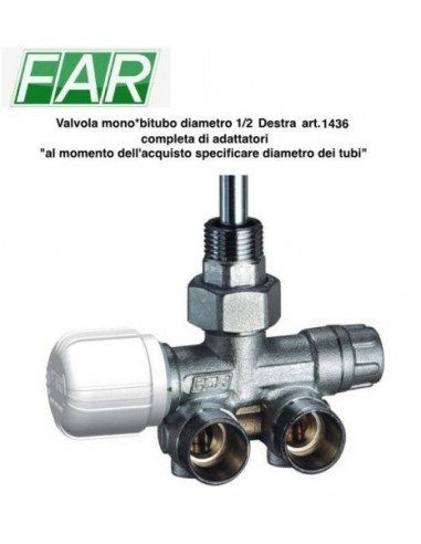MONO-BITUBO VENTIL VERSCHRAUBUNG RECHTS ART.1436