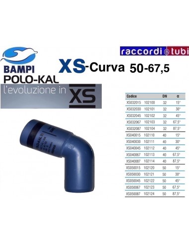 CURVA XS INNESTO 102122 DN 50-67'