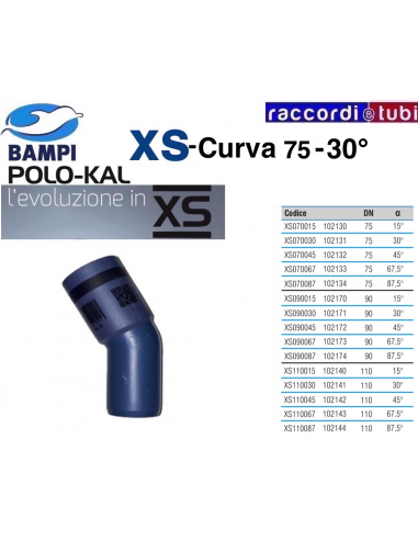 WINKEL XS STECKVERBINDUNG 102131 DN 75-30'