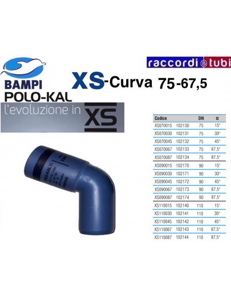 KURVE XS KUPPLUNG 102133 DN 75-67