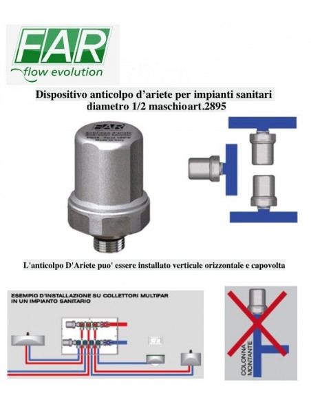 WASSERHAMMER-SCHUTZVORRICHTUNG FAR 2895 1/2