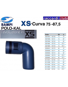 CURVA XS INNESTO 102134 DN 75-87'