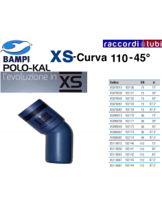 CURVA XS INNESTO 102142 DN 110-45'