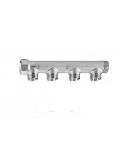 VERchromtes MESSINGVERTEILER MF1"X24/19X4 MIT...
