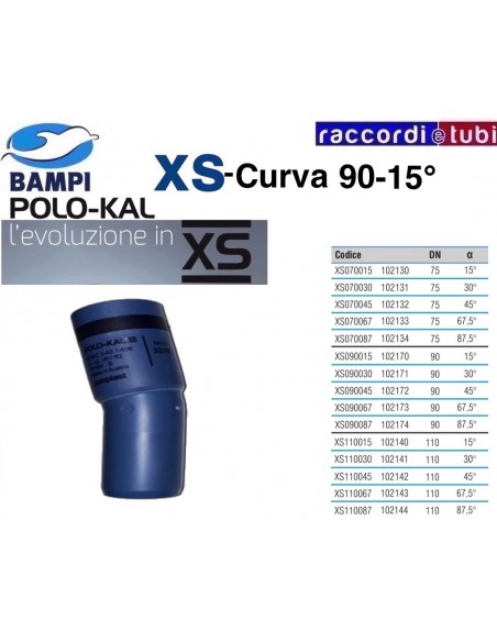 Bogen XS Kupplung 102170 DN 90-15'