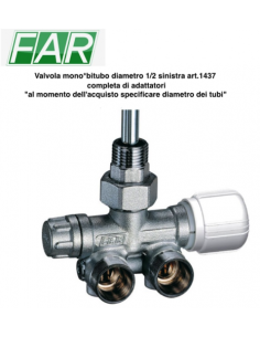 MONO/BIROHR LINKS THERMOSTATISIERBARES VENTIL 1/2 ART.1437