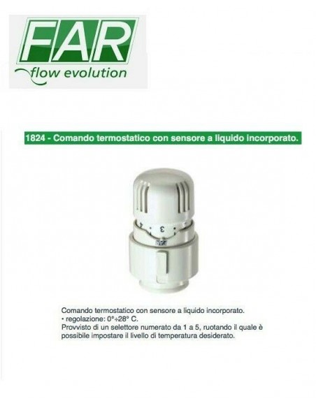 TESTA TERMOSTATICA FAR  ART.1824