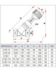 FAR AUSGLEICHSVENTIL 1.1/4 UND DURCHFLUSSMESSUNG ART.2130... 2