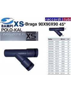 BRAGA XS 102211 DN 90-90-45'