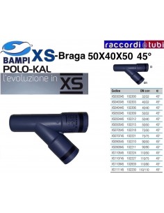 BRAGA XS 102212 DN 50-40-45'