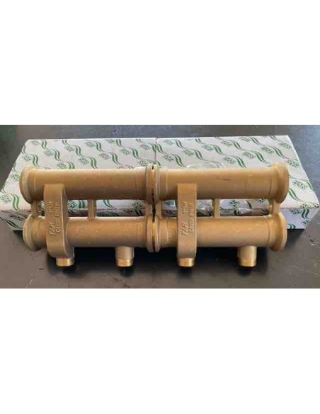 DOPPELGANG-SAMMLER AUS GELBEM MESSING 1.1/4X3/4