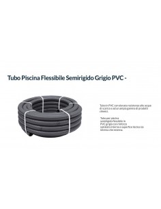 TUBO PVC DIAMETRO 40 IN ROTOLO COLORE GRIGIO